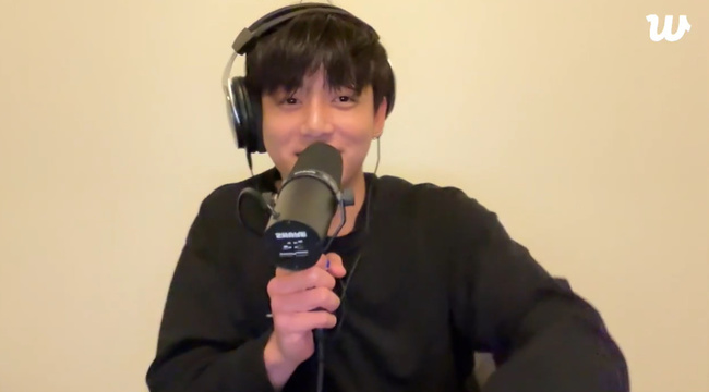 사진=정국 위버스 라이브 영상 캡처