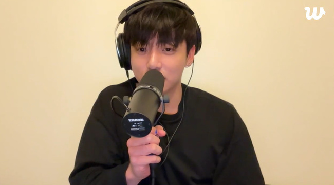 사진=정국 위버스 라이브 영상 캡처