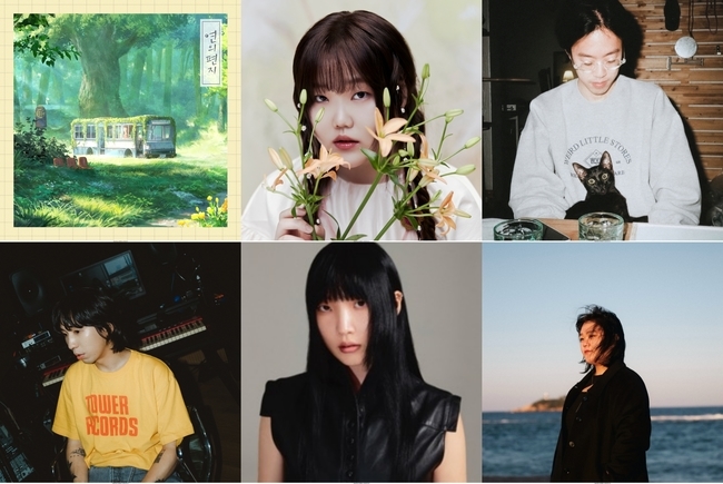 사진=롯데엔터테인먼트, SLL, YG엔터테인먼트(이수현), a0made(구름), sh∙CIFIKA∙헨(아티스트 본인) 제공