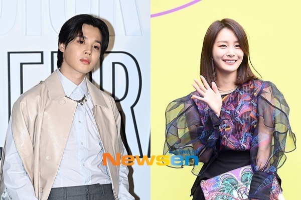 왼쪽부터 지민 송다은/뉴스엔DB